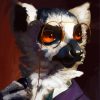 Lemur With Glasses Diamond Paintings