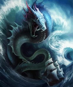 Leviathan In Sea diamond painting