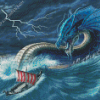 Leviathan Sea Serpent diamond painting