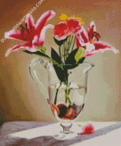Lilies In Glass diamond painting