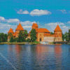 Lithania Trakai Castle diamond painting