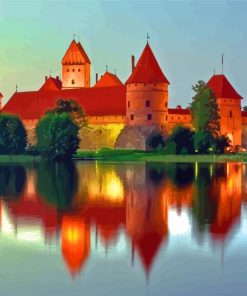 Lithuania Trakai Castle Museum diamond painting