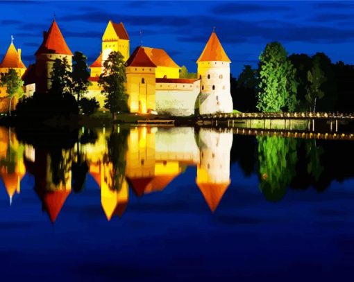 Lithuania Castle Diamond Paintings