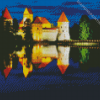 Lithuania Trakai Island Castle diamond painting