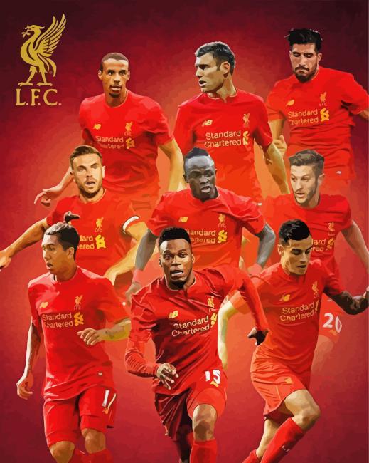 Liverpool FC Football Team Diamond Painting - DiamondPainting5d.com