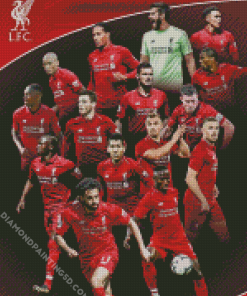 Liverpool FC Players diamond painting