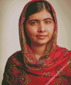 Malala Yousafzai diamond painting