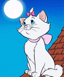 Marie The Aristocats Character Diamond Paintings
