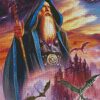 Merlin Wizard diamond painting