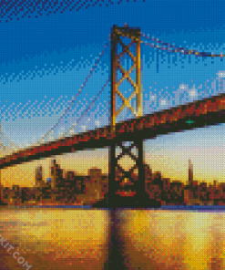 Oakland Bay Bridge Art Diamond Paintings