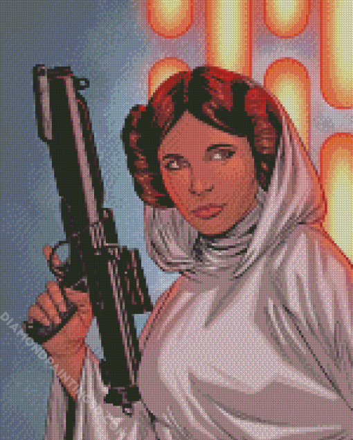 Princess Leia Organa diamond painting