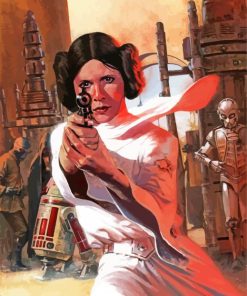 Princess Leia Star Wars diamond painting