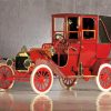 Red Ford Model T Diamond Paintings