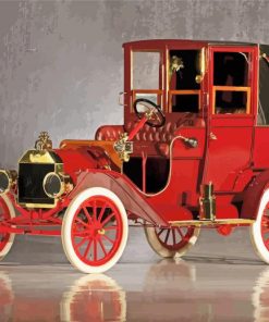 Red Ford Model T Diamond Paintings