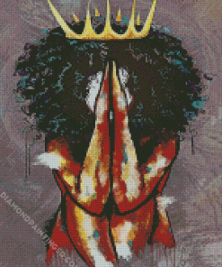 Abstract Black Queen Art Diamond Paintings