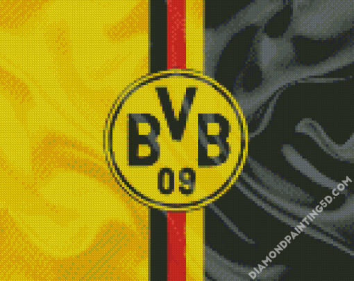 Borussia Dortmund Flag Diamond Paintings
