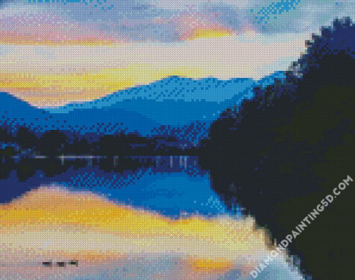 Lake Junaluska Landscape Diamond Paintings