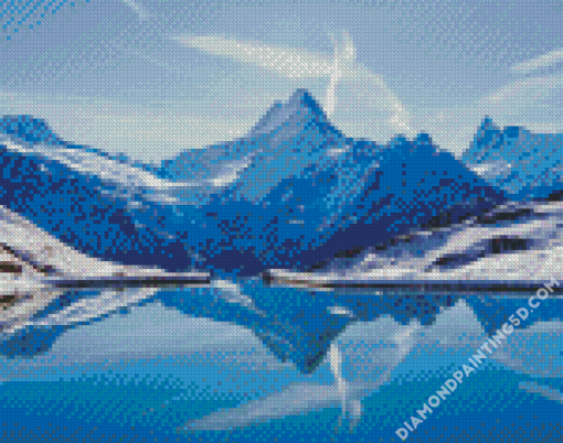 Snowy Swiss Alps Diamond Paintings