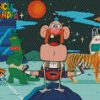 Uncle Grandpa Cartoon Diamond Paintings