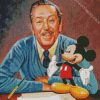 Walt And Mickey Art Diamond Paintings