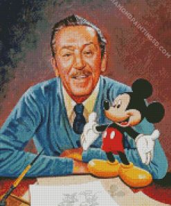 Walt And Mickey Art Diamond Paintings