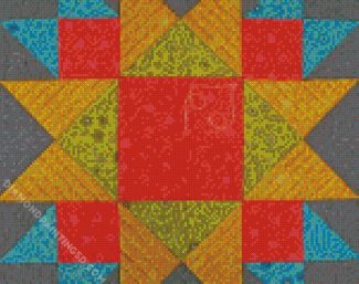 Colorful Quilt Block Diamond Paintings