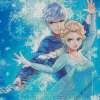 Jack Frost And Elsa Disney Character Diamond Paintings
