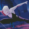 Spider Gwen Character Diamond Painting