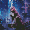 Spider Gwen Emma Stone Diamond Painting