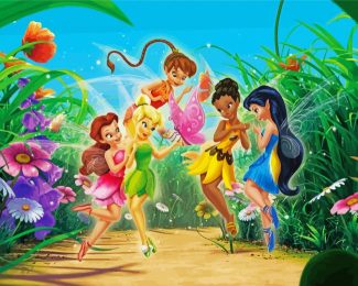 Spring Disney Fairies Diamond Painting