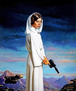 Star Wars Leia diamond painting