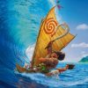 Surfing Waves Sea Moana Diamond Paintings