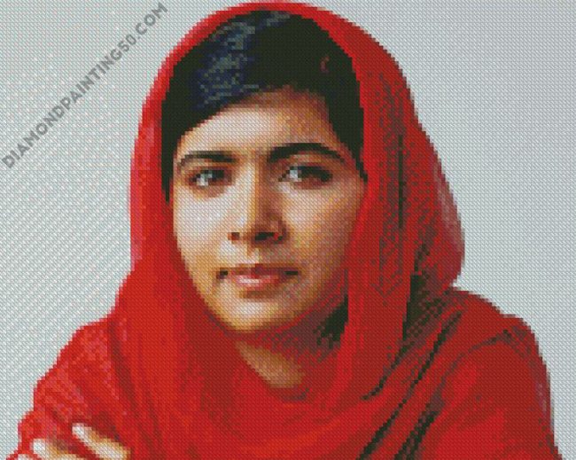 The Activist Malala Yousafzai diamond painting