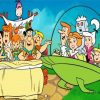 The Flintstones Cartoon Families diamond painting