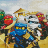 The Lego Ninjago Diamond Paintings