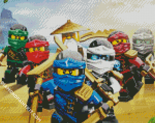 The Lego Ninjago Diamond Paintings