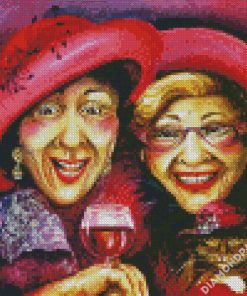 Two Ladies Laughing diamond painting