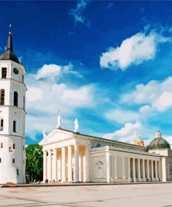 Vilnius Cathedral Lithuania diamond painting