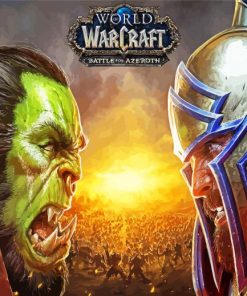 World Of Warcraft Battle For Azeroth Game Characters Diamond Paintings