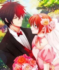 Aesthetic Anime Wedding Diamond Paintings