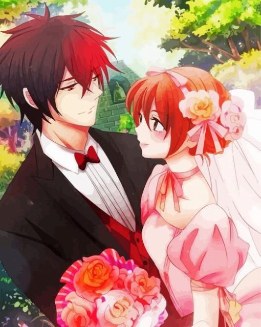 Aesthetic Anime Wedding Diamond Paintings