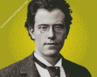 Aesthetic Gustav Mahler diamond painting