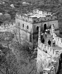 Black And White Great Wall Of China Diamond Paintings