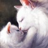 Cat Mother And Her Baby Diamond Paintings