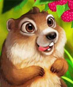Cute Squirrel Diamond Paintings