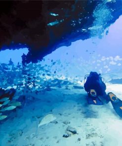 Diving The Canary Islands Diamond Paintings