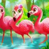Flamingos Birds Diamond Paintings