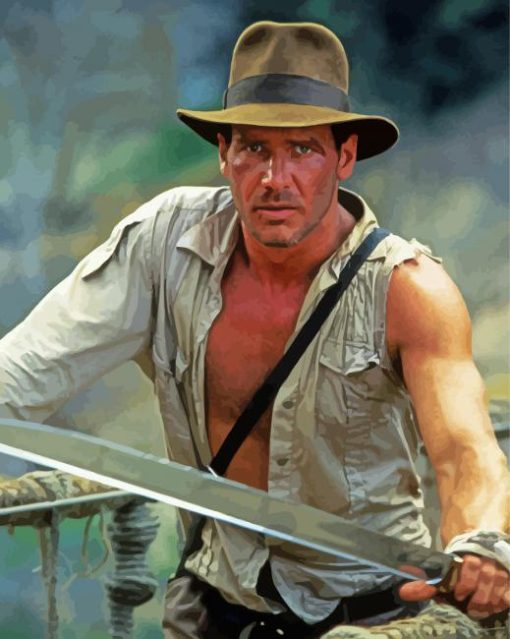 Indiana Jones Actor Diamond Paintings