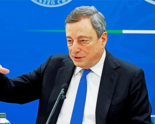 Mario Draghi Diamond Paintings