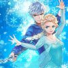 Jack Frost And Elsa Disney Character Diamond Paintings